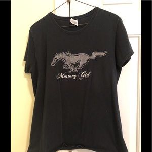 Black Mustang M T-shirt